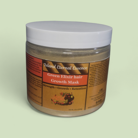Green Elixir hair Growth Mask powder